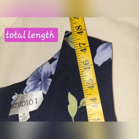 90's Vintage Floral Cap Sleeve Maxi Studio 1 Dress Size 14 Unlined Gardengirl - Picture 8 of 11